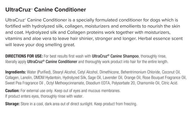 UltraCruz Canine Conditioner for Dogs, 16 oz,White - Image 3